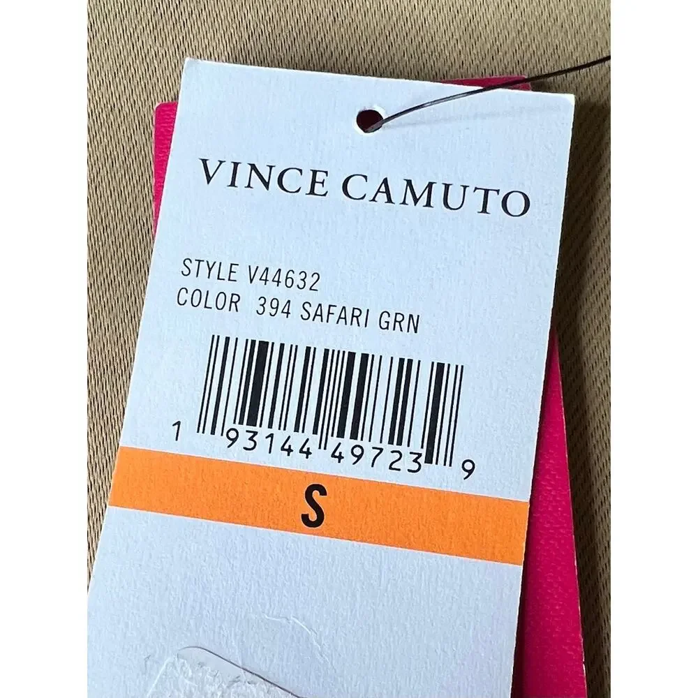 Vince Camuto Safari Green Wrap Bikini Top S NWT